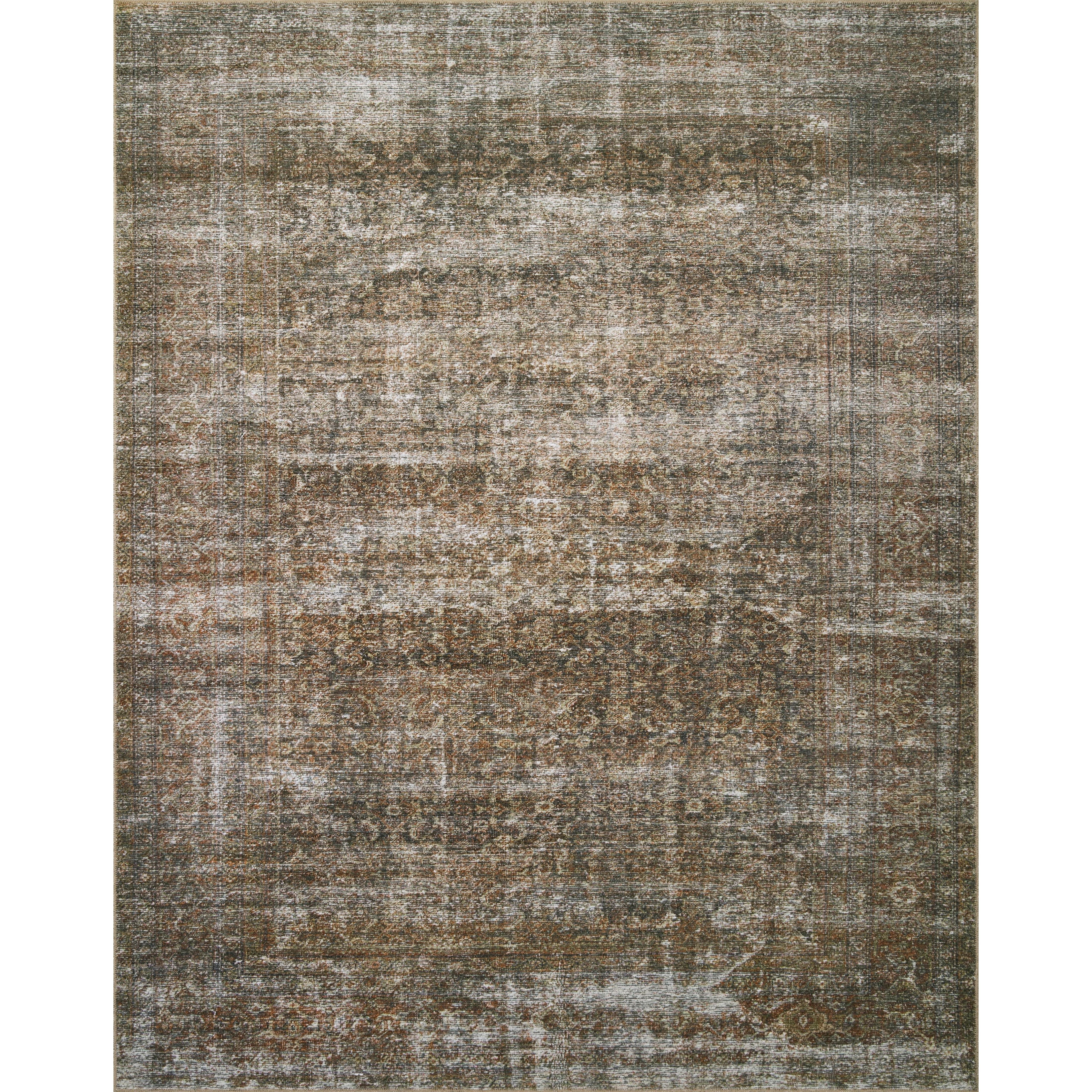 Featuring Billie Amber Lewis x Loloi Tobacco Rust Rug by Loloi at Amethyst Home. Touting richly saturated colors and a distressed pattern, the Billie Collection captures the look of a well-worn antique rug at a remarkable value. Reminiscent of one-of-a-kind rugs, this Amber Lewis x Loloi collection features random variations in color that render no two pie.  Amethyst Home provides interior design, new home construction design consulting, vintage area rugs, and lighting in the Nashville metro area.