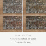 Featuring Billie Amber Lewis x Loloi Tobacco Rust Rug by Loloi at Amethyst Home. Touting richly saturated colors and a distressed pattern, the Billie Collection captures the look of a well-worn antique rug at a remarkable value. Reminiscent of one-of-a-kind rugs, this Amber Lewis x Loloi collection features random variations in color that render no two pie.  Amethyst Home provides interior design, new home construction design consulting, vintage area rugs, and lighting in the San Diego metro area.