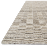 Featuring Hadley Oatmeal Rug by Loloi at Amethyst Home. Natural beauty is expressed in an understated fashion with the Hadley Collection, an eco-friendly collection of 100% undyed wool. Loom knotted in India, Hadley features an intriguing cut pile and loop combination which adds distinctive texture to these handsome and durable designs. Also, the muted col.  Amethyst Home provides interior design, new home construction design consulting, vintage area rugs, and lighting in the Park City metro area.