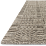 Featuring Hadley Stone Rug by Loloi at Amethyst Home. Natural beauty is expressed in an understated fashion with the Hadley Collection, an eco-friendly collection of 100% undyed wool. Loom knotted in India, Hadley features an intriguing cut pile and loop combination which adds distinctive texture to these handsome and durable designs. Also, the muted colors fi.  Amethyst Home provides interior design, new home construction design consulting, vintage area rugs, and lighting in the Miami metro area.