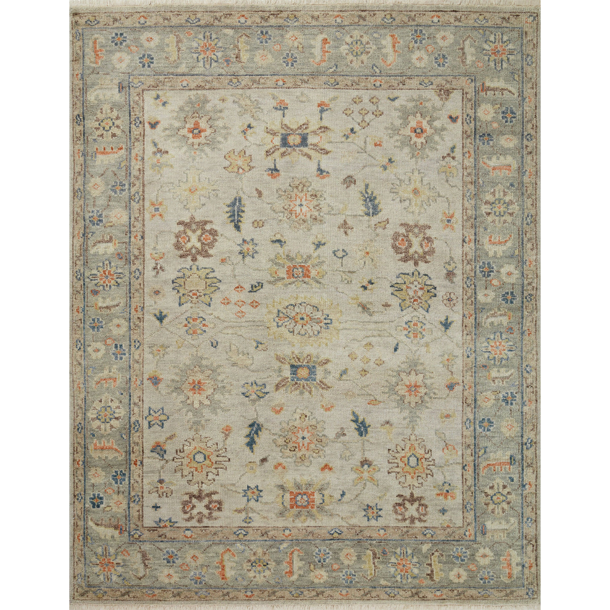 Helena Stone / Multi Hand-Knotted Rug