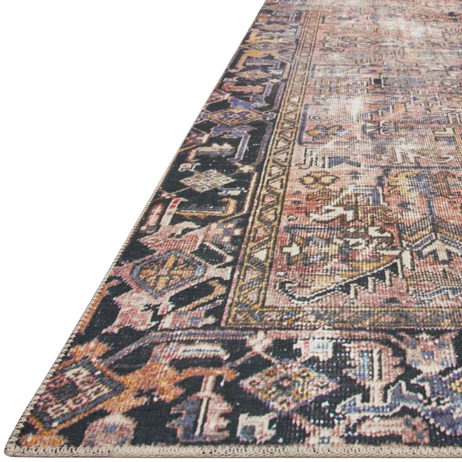 Featuring Jules Chris Loves Julia x Loloi Terracotta / Multi Rug by Loloi at Amethyst Home. The Jules Chris Loves Julia x Loloi Terracotta / Multi rug is durable, low pile, and soft underfoot for a cozy addition for your home. Inspired by classic vintage rugs, this is a product of collaboration between Chris Loves Julia x Loloi.
The rug features:- Beautiful v.  Amethyst Home provides interior design, new home construction design consulting, vintage area rugs, and lighting in the Dallas metro area.