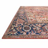 Featuring Layla Red/Navy Rug by Loloi at Amethyst Home. The Layla rug collection from Loloi is traditional and timeless, with a beautiful lived-in design that captures the spirit of an old-world rug. This traditional power-loomed rug is crafted of 100% polyester with a classic and sophisticated color palette and subtle patina.
Power Loomed100% PolyesterLAY-0.  Amethyst Home provides interior design, new home construction design consulting, vintage area rugs, and lighting in the Austin metro area.