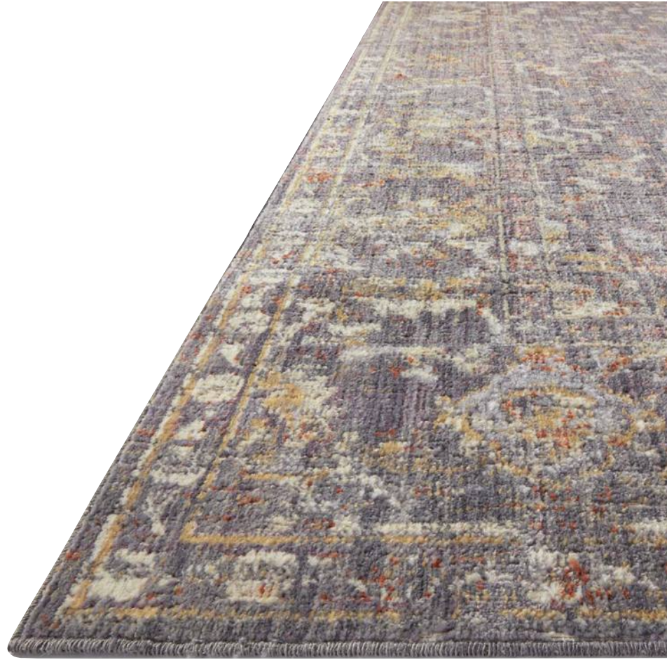 Featuring Rosemarie Chris Loves Julia x Loloi Graphite / Multi ROE-04 Rug by Loloi at Amethyst Home. The Rosemarie Chris Loves Julia x Loloi Graphite / Multi rug is highly durable, bold, never sheds, and soft underfoot for a cozy addition for your home. Inspired by classic vintage and antique rugs, this is a vibrant, yet classic product of collaboration betw.  Amethyst Home provides interior design, new home construction design consulting, vintage area rugs, and lighting in the Seattle metro area.