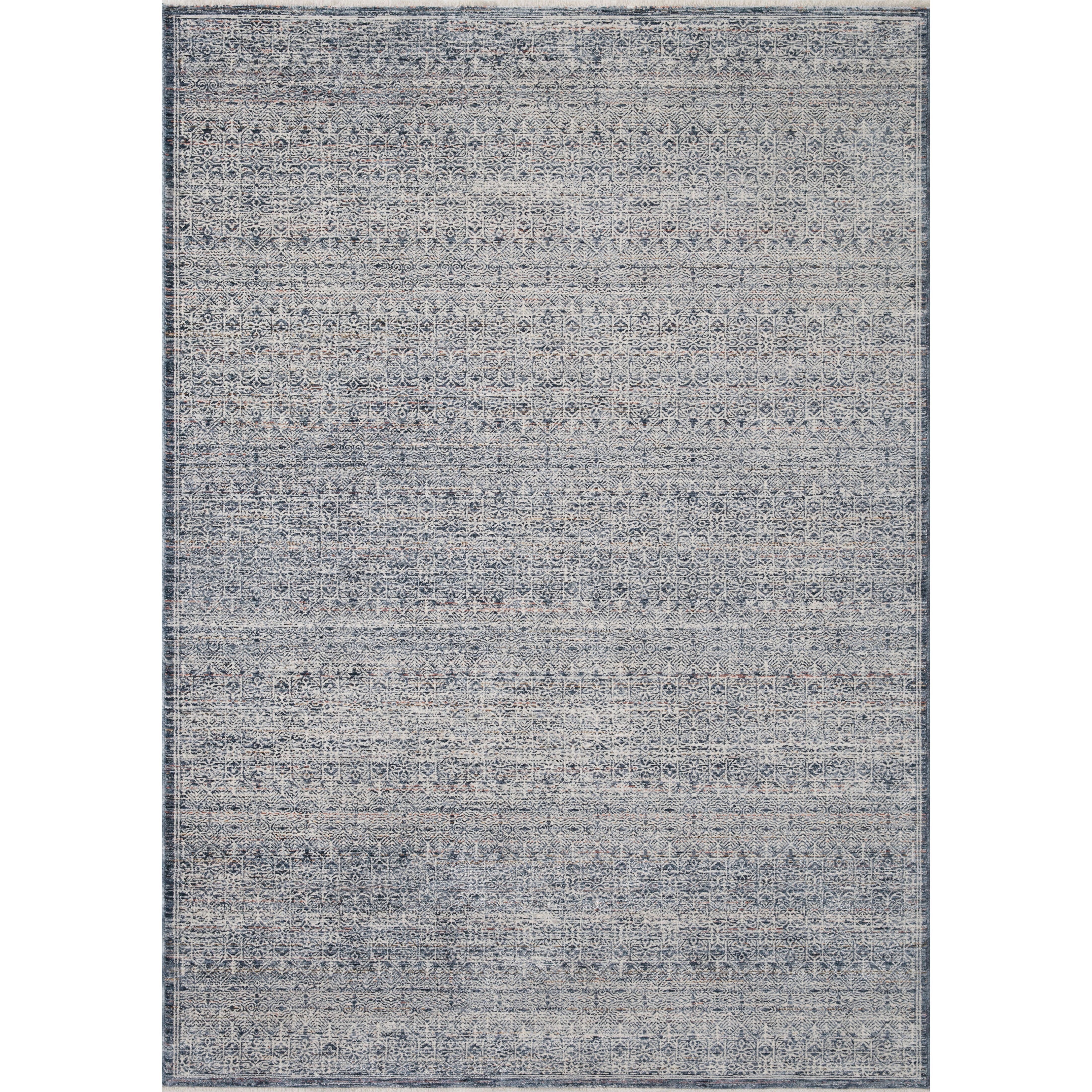 Featuring Zuma Amber Lewis x Loloi Denim / Ivory Rug by Loloi at Amethyst Home. Stain-resistant, fade-resistant, and long-lasting, the Zuma Collection for Amber Lewis x Loloi features a soft pile in a serene grey, blue and ivory palette. Zuma also carries the Okeo-Tex® label, ensuring the rug's materials do not contain harmful substances.
Power Loomed100% Poly.  Amethyst Home provides interior design, new home construction design consulting, vintage area rugs, and lighting in the Miami metro area.