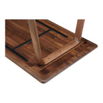The Malibu dining table embodies an organic aesthetic through its design. Thick pieces of solid walnut is used from head to toe, showing off this pieces beautiful grain pattern and shades. The rounded edges on the legs and table-top creates a flow that is more contemporary and natural. With seating space for 10, the Malibu dining table can host the entire neighborhood.   Dimensions: 88"W x 38"D x 30"H  Materials: Solid Walnut