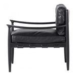 This Turner Leather Chair is a boldly blocked silhouette with swooped armrests, buttery soft top-grain leather, and solid ash wooden frame. The button-tufted cushion supports a gentle half-back, and a bonded leather support weave softens a wider seat underneath the feather + foam-filled cushion -- a comfy accent chair to add to any living room or office!  Size: 28.5"W x 30"D x 30"H