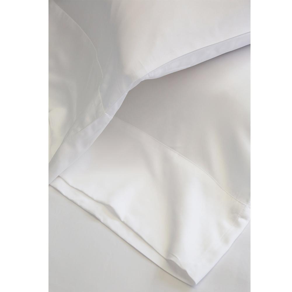 These Bamboo Sheet Set White are a luxurious, 100% Bamboo sheet set -- silky-smooth, with a beautiful drape, and soft sheen. It is naturally breathable and hypoallergenic. The Sheet set includes 2 pillowcases (twin set will include 1 pillowcase). 100% Rayon made from bamboo - 300 TC Shell button closure Machine wash cold; tumble dry low; warm iron as needed Do not bleach or over dry.