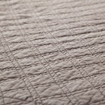 The Brussels Coverlet Bedding Walnut by Pom Pom at Home is a grand and sophisticated line that has a diamond quilted pattern on the front, made of 100% stone washed cotton velvet. Available in several soft, stone washed colors.  100% cotton velvet Machine wash cold; tumble dry low; warm iron as needed Do not bleach