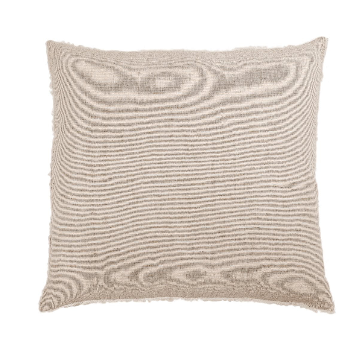 Subtle frayed edges of soft linen add a dash of unexpected detail to this Logan Duvet Collection Terra Cotta by Pom Pom at Home. Woven with two different colored yarns for a heathered effect, the duvet cover and shams feature shell button closures. Inserts sold separately 100% linen Shell-button closure Machine wash cold; tumble dry low; warm iron as needed. Do not bleach
