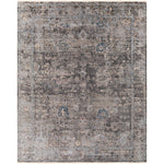 Featuring Theodora Charcoal / Ocean Hand-Knotted Rug by Surya at Amethyst Home. The Theodora Collection showcases traditional inspired designs that exemplify timeless styles of elegance, comfort, and sophistication. With their hand knotted construction, these rugs provide a durability that can not be found in other handmade constructions, and boasts the abilit.  Amethyst Home provides interior design, new home construction design consulting, vintage area rugs, and lighting in the Omaha metro area.