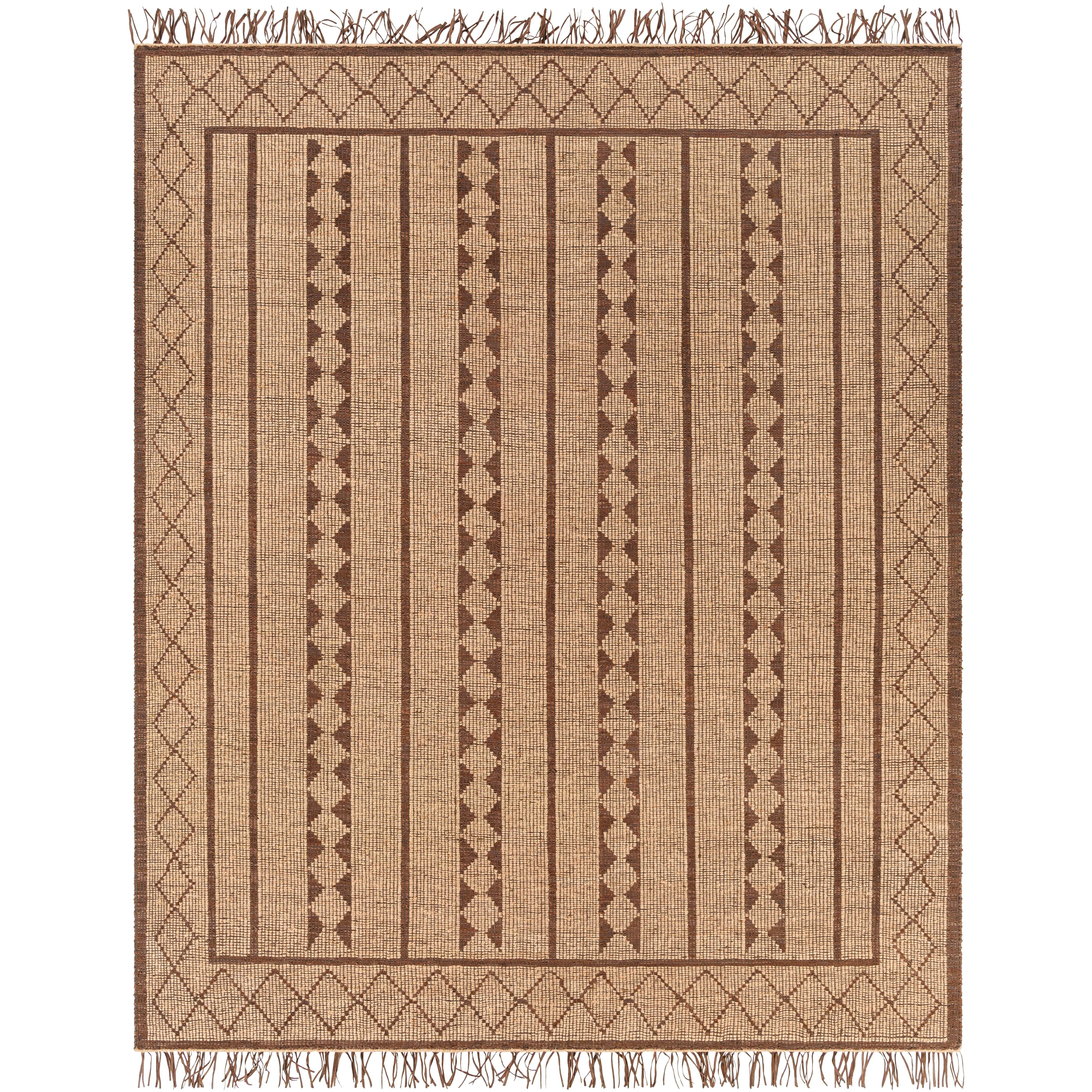 Featuring Touareg Banded Rug by Surya at Amethyst Home. The Touareg Collection features compelling global inspired designs brimming with elegance and grace! The perfect addition for any home, these pieces will add eclectic charm to any room! The meticulously woven construction of these pieces boasts durability and will provide natural charm into your decor.  Amethyst Home provides interior design, new home construction design consulting, vintage area rugs, and lighting in the San Diego metro area.