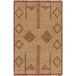 Featuring Touareg Diamond Rug by Surya at Amethyst Home. The Touareg Collection features compelling global inspired designs brimming with elegance and grace! The perfect addition for any home, these pieces will add eclectic charm to any room! The meticulously woven construction of these pieces boasts durability and will provide natural charm into your deco.  Amethyst Home provides interior design, new home construction design consulting, vintage area rugs, and lighting in the Charlotte metro area.