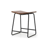 The Butterfly Bar + Counter Stool by Verellen offers an invitation to linger, laugh, toast, and relax. It comes standard with metal base and wood top. Please specify seat finish and base selection. Available in bar or counter height. Amethyst Home provides interior design, new home construction design consulting, vintage area rugs, and lighting in the Monterey metro area.