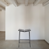 The Butterfly Bar + Counter Stool by Verellen offers an invitation to linger, laugh, toast, and relax. It comes standard with metal base and wood top. Please specify seat finish and base selection. Available in bar or counter height. Amethyst Home provides interior design, new home construction design consulting, vintage area rugs, and lighting in the Nashville metro area.