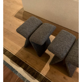 Butterfly stool in Kenzo- Graphite Fabric