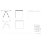 The Butterfly Upholstered Occasional Stool by Verellen is abstract and beautiful. This comes standard with:  soy based poly wrap seat construction double needle stitch detail knife edge upholstery style sits on glides standard walnut brace