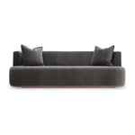 The Hamilton Sofa Family by Verellen is a model of comfort and style. With a firm seat and comfy back cushions, this will keep the family around for years to come! Made with a sustainably harvested hardwood frame and 8-way hand-tied seat construction, it comes standard with the following:  • Upholstered only • Foam and fiber seat construction • Tight seat • Tight back • Double Needle stitch • Notch Bottom Backs • Knife Edge Droopy Microfiber Toss Pillows • Recessed legs and exposed wood base