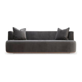 The Hamilton Sofa Family by Verellen is a model of comfort and style. With a firm seat and comfy back cushions, this will keep the family around for years to come! Made with a sustainably harvested hardwood frame and 8-way hand-tied seat construction, it comes standard with the following:  • Upholstered only • Foam and fiber seat construction • Tight seat • Tight back • Double Needle stitch • Notch Bottom Backs • Knife Edge Droopy Microfiber Toss Pillows • Recessed legs and exposed wood base