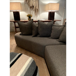 The Hamilton Sofa Family is a model of modern comfort and style. Amethyst Home provides interior design, new home construction design consulting, vintage area rugs, and lighting in the Omaha metro area.