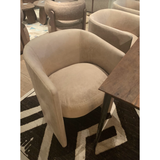 Verellen's Hudson Dining Chair features a hugging upholstered frame with sprung up seat and wood support detail. It’s sure to seduce your company! The Hudson Dining chair comes standard with: Amethyst Home provides interior design, new home construction design consulting, vintage area rugs, and lighting in the Scottsdale metro area.