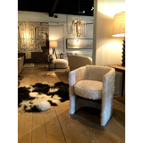 Verellen's Hudson Dining Chair features a hugging upholstered frame with sprung up seat and wood support detail. It’s sure to seduce your company! The Hudson Dining chair comes standard with:  • tight seat & back configuration • foam down seat construction • exposed wood stretcher