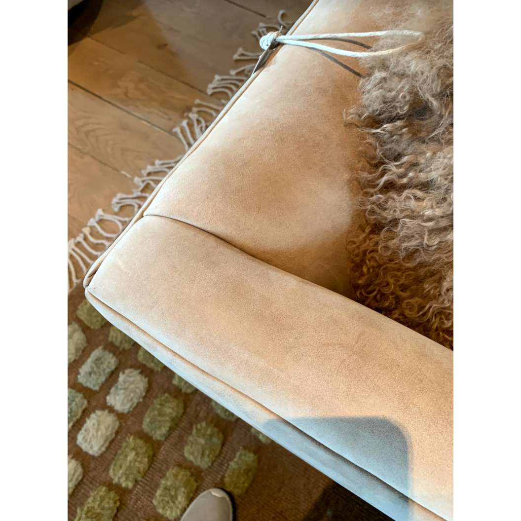 Marilyn Chair in Leather Burnham Parcment