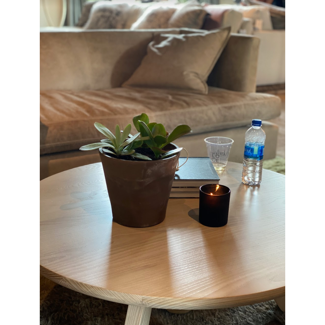 Pamplona coffee table in Bleached whitewash with matte sealer