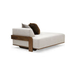 We love the exposed wood on the Rowan Sofa Family by Verellen. A comfortable, lasting sofa to have the family gathered together for years to come! This is made with a sustainably harvested hardwood frame and 8-way hand-tied seat construction.