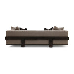 We love the exposed wood on the Rowan Sofa Family by Verellen. A comfortable, lasting sofa to have the family gathered together for years to come! This is made with a sustainably harvested hardwood frame and 8-way hand-tied seat construction.