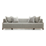 We love the exposed wood on the Rowan Sofa Family by Verellen. A comfortable, lasting sofa to have the family gathered together for years to come! This is made with a sustainably harvested hardwood frame and 8-way hand-tied seat construction.
