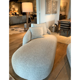Theo Club Chaise in Patrin - Gravel