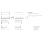 A Verellen best-seller, the Thibaut Banquette is bench-crafted with a sustainably harvested hardwood frame.  Please see tear sheet for standard offerings