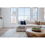 Featuring Bates Large Sculpted Floor Lamp by Visual Comfort at Amethyst Home. We love the detail in the middle of this Bates Large Sculpted Floor Lamp by Visual Comfort. The linen shade brings a soft, warm glow to any living room, bedroom, or other area needing extra light.
 
Overall Dimensions: 19" L x 19" W x 64" H Weight: 30 lbs.  Amethyst Home provides interior design, new home construction design consulting, vintage area rugs, and lighting in the Omaha metro area.
