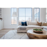 Featuring Bates Large Sculpted Floor Lamp by Visual Comfort at Amethyst Home. We love the detail in the middle of this Bates Large Sculpted Floor Lamp by Visual Comfort. The linen shade brings a soft, warm glow to any living room, bedroom, or other area needing extra light.
 
Overall Dimensions: 19" L x 19" W x 64" H Weight: 30 lbs.  Amethyst Home provides interior design, new home construction design consulting, vintage area rugs, and lighting in the Omaha metro area.