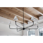 Featuring Piaf Grande Chandelier by Visual Comfort at Amethyst Home. This Piaf Grande Chandelier from Visual Comfort has linen shades and brings a warm, classic look to any entry way, living room, or other large area. 
Overall Dimensions: 58" L x 58" W x 56.75" HWeight: 40 lbs.  Amethyst Home provides interior design, new home construction design consulting, vintage area rugs, and lighting in the Scottsdale metro area.