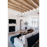Featuring Piaf Grande Chandelier by Visual Comfort at Amethyst Home. This Piaf Grande Chandelier from Visual Comfort has linen shades and brings a warm, classic look to any entry way, living room, or other large area. 
Overall Dimensions: 58" L x 58" W x 56.75" HWeight: 40 lbs.  Amethyst Home provides interior design, new home construction design consulting, vintage area rugs, and lighting in the Kansas City metro area.