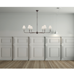 Featuring Piaf Grande Chandelier by Visual Comfort at Amethyst Home. This Piaf Grande Chandelier from Visual Comfort has linen shades and brings a warm, classic look to any entry way, living room, or other large area. 
Overall Dimensions: 58" L x 58" W x 56.75" HWeight: 40 lbs.  Amethyst Home provides interior design, new home construction design consulting, vintage area rugs, and lighting in the Charlotte metro area.
