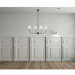 Featuring Piaf Large Chandelier by Visual Comfort at Amethyst Home. We love the thin arms of this Piaf Large Chandelier from Visual Comfort.  The linen shades brings a warm, classic look to any dining room, living room, or other large space. 
Overall Dimensions: 39.25" L x 39.25" W x 56.75" HWeight: 19 lbs.  Amethyst Home provides interior design, new home construction design consulting, vintage area rugs, and lighting in the Des Moines metro area.