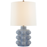 Featuring Vedra Medium Table Lamp by Visual Comfort at Amethyst Home. We love the form shape of this Vedra Medium Table Lamp. The dimmer feature makes it a perfect choice for your bedroom, living room, or other area that is perfect for setting the mood. 
Reactive Ceramic Glazes Will Vary in Color and Texture
Overall Dimensions: 16.5" L x 16.5" W x 26.75" H.  Amethyst Home provides interior design, new home construction design consulting, vintage area rugs, and lighting in the Seattle metro area.