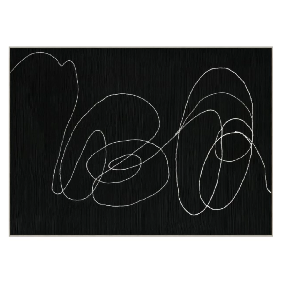 Featuring Road Home Art by Wendover Art at Amethyst Home. This Road Home Art is a thought-provoking in that the lines are messy and tangled, similar to real life. 
Size: 51"x71" Medium: Framed CanvasSpecialty: Hand Painted Artwork, Gallery Wrapped Framed as shown.  Amethyst Home provides interior design, new home construction design consulting, vintage area rugs, and lighting in the Winter Garden metro area.