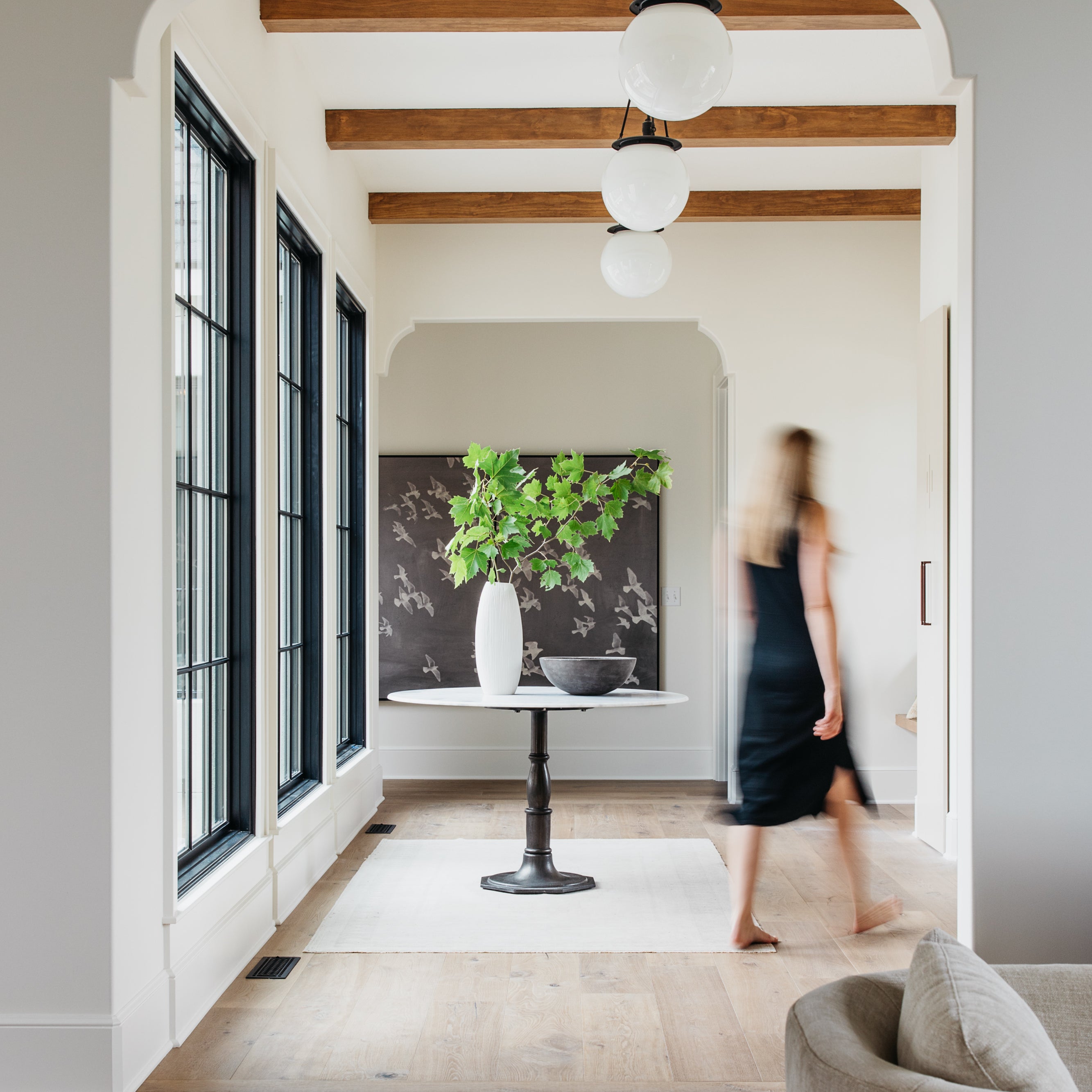 This fall, Amethyst had the opportunity to partner with Freeman Custom Homes of Kansas City to furnish this 5000 sq ft European Modern designed home for the Artisan Home Tour 2020!