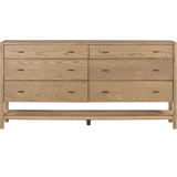 Zuma Dune Ash 6 Drawer Dresser | ready to ship!