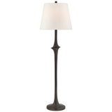 Bates Large Sculpted Floor Lamp - Aged Iron | ready to ship!