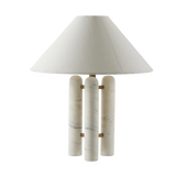 Medici Charcoal and White Marble Table Lamp | shipping 11/05/2025