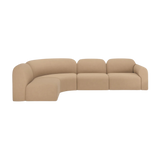 Bulky Light Sepia Left Modular Sofa Set | shipping 2/2/2026