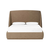Maeve Laken Taupe Upholstered Bed