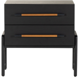Rosedale Ebony Oak Nightstand | ready to ship!