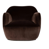 Julius Surrey Cocoa Swivel Chair | ready to ship!
