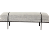 Harris Knoll Domino Accent Bench | ready to ship!